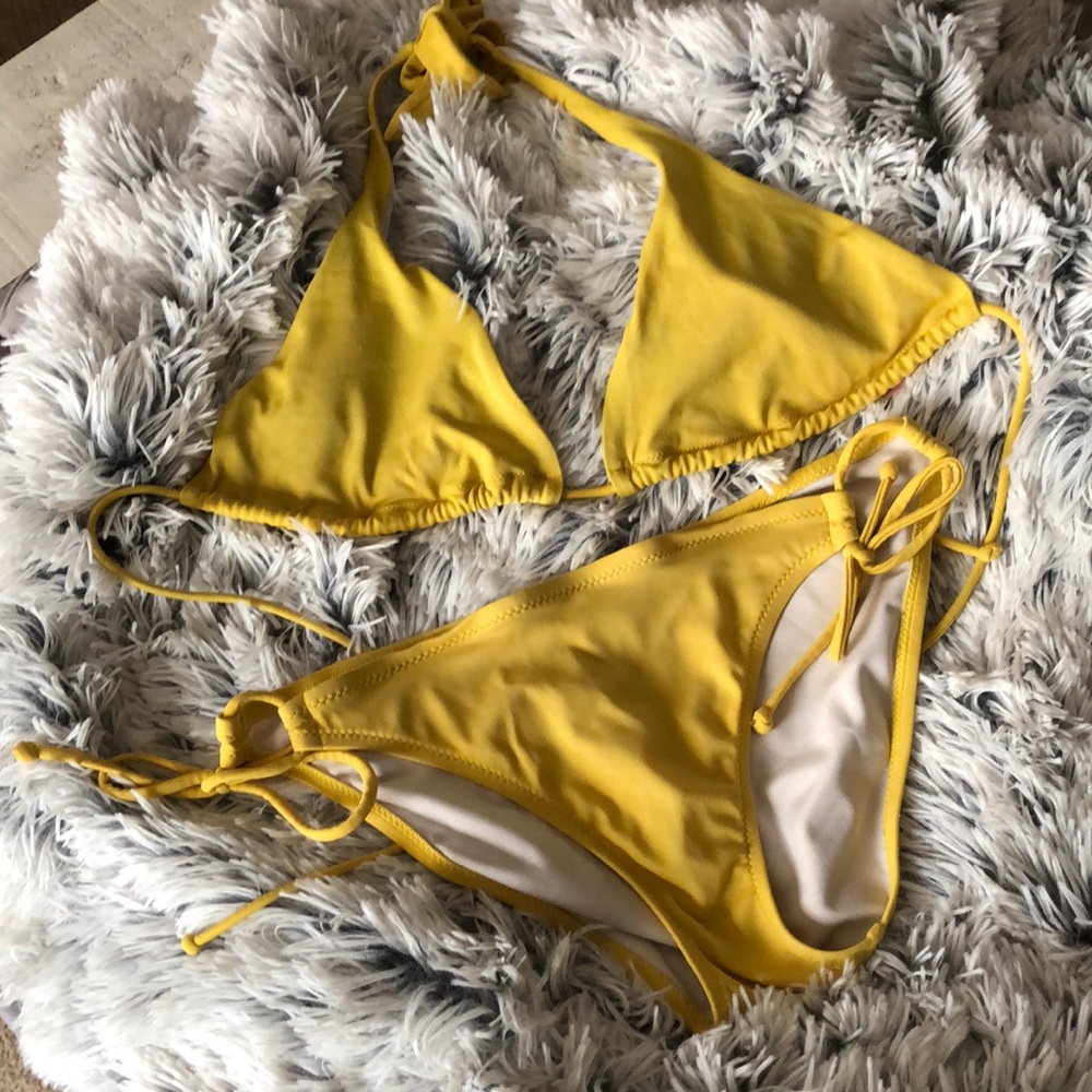 VS yellow bikini Size M